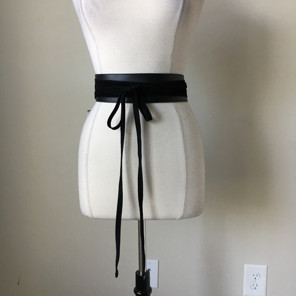Suede wrap obi belt - Picture 5 of 5