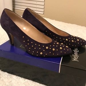 Boutique Osaki Japanese handmade Violet heels