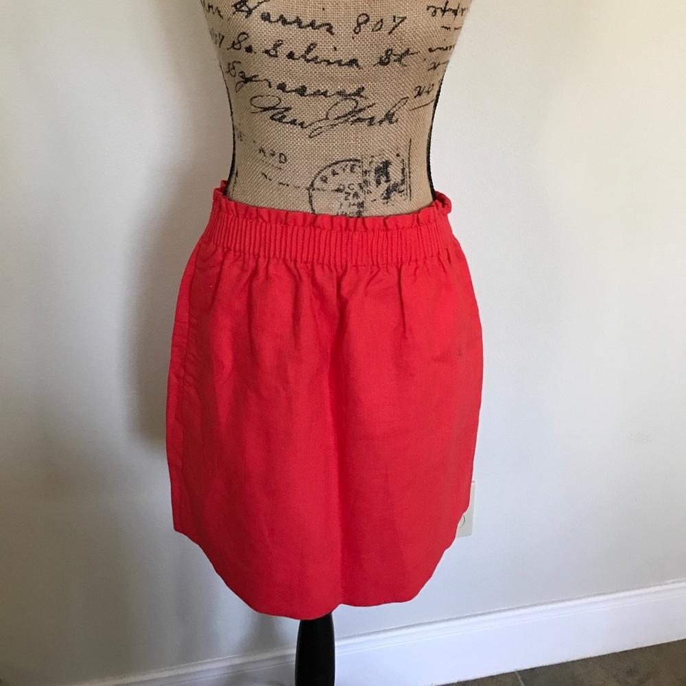 J Crew linen skirt
