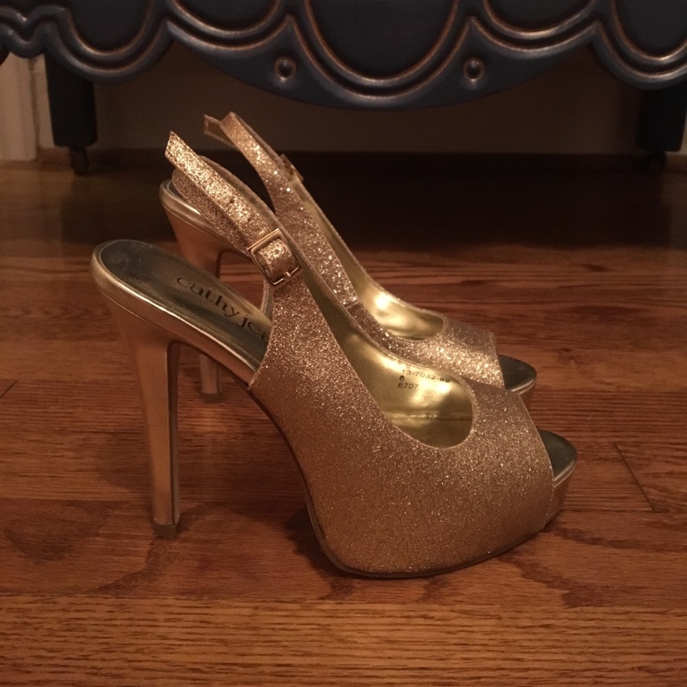 Gold Cathy Jean pumps