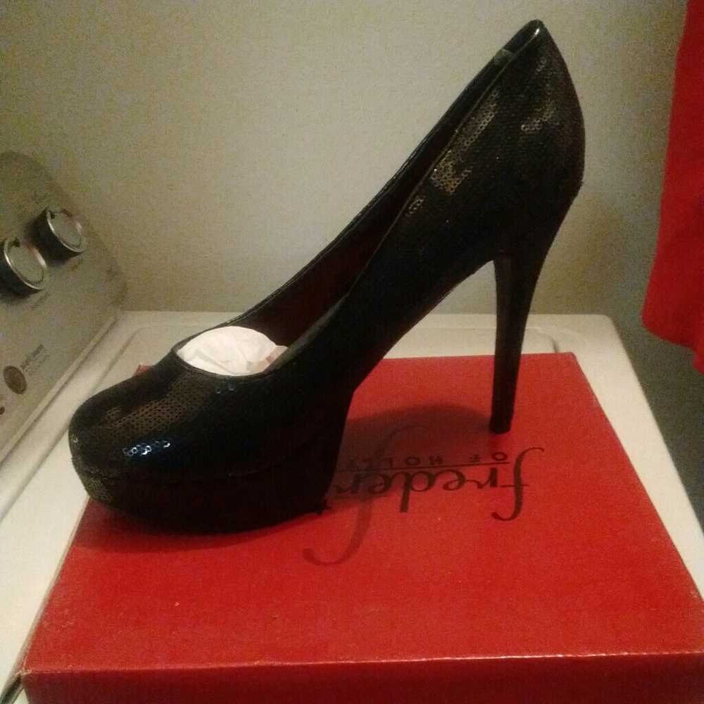 Frederick's of Hollywood Sequin Heel