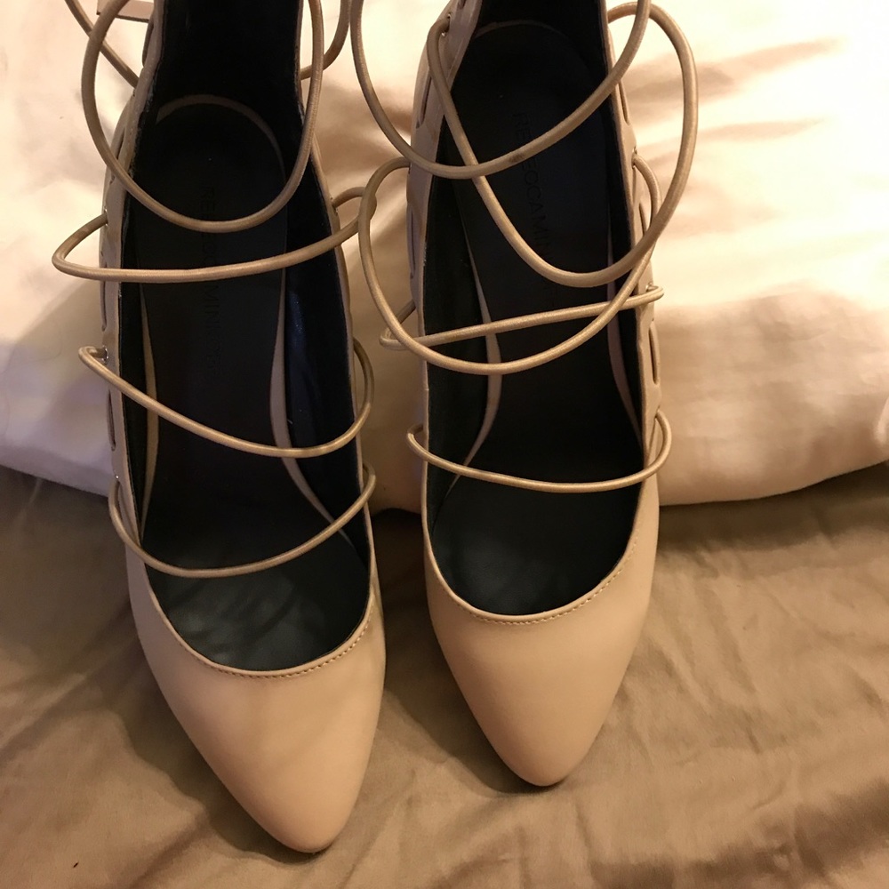 Rebecca minkoff size 9 blush pink heels