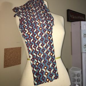 LuLaRoe fall colors geometric print TC