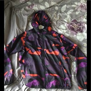 Nike Purple/orange camo wind breaker