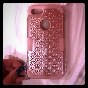 Rose Gold Shell Crystal IPhone 7 Case