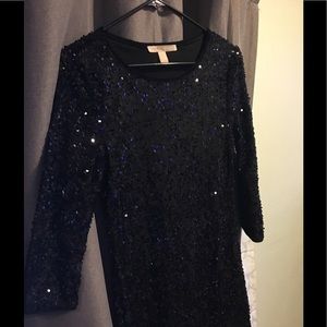 Forever 21, Black Sequin mini dress