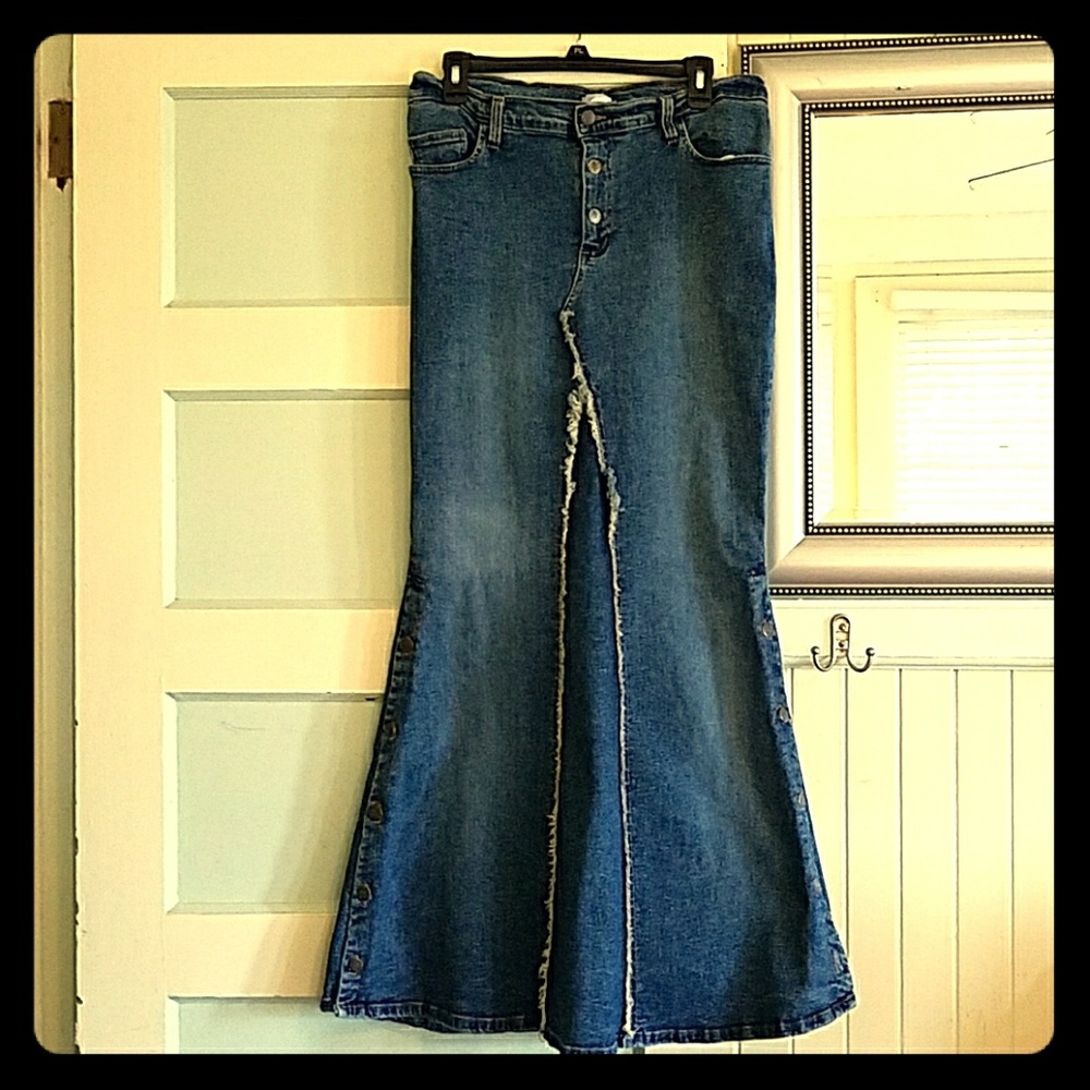 LONG MERMAID JEAN SKIRT SIZE 2X