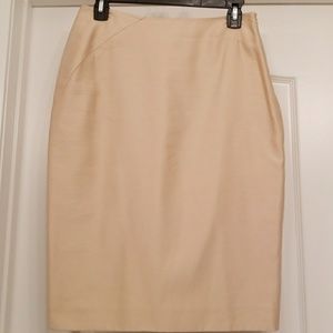 BCBG Beautiful Pencil Silk Skirt