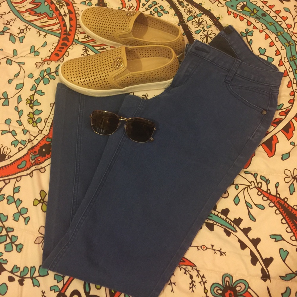 Blue Slim Fit Pants 👖