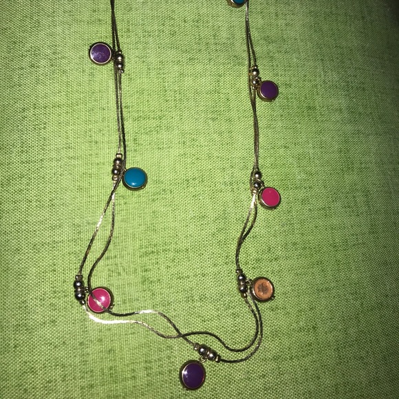 Fun multicolor necklace - Picture 3 of 3