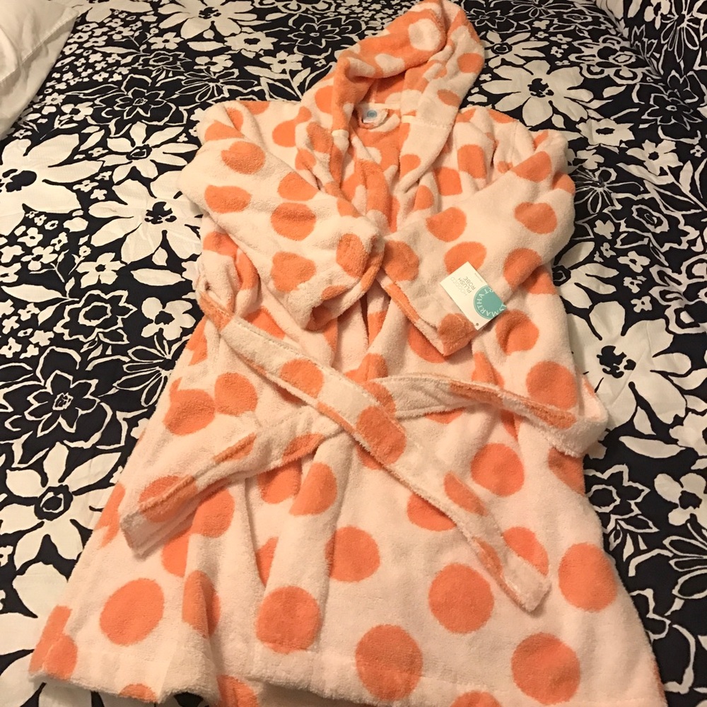 Martha Stewart hooded plush robe