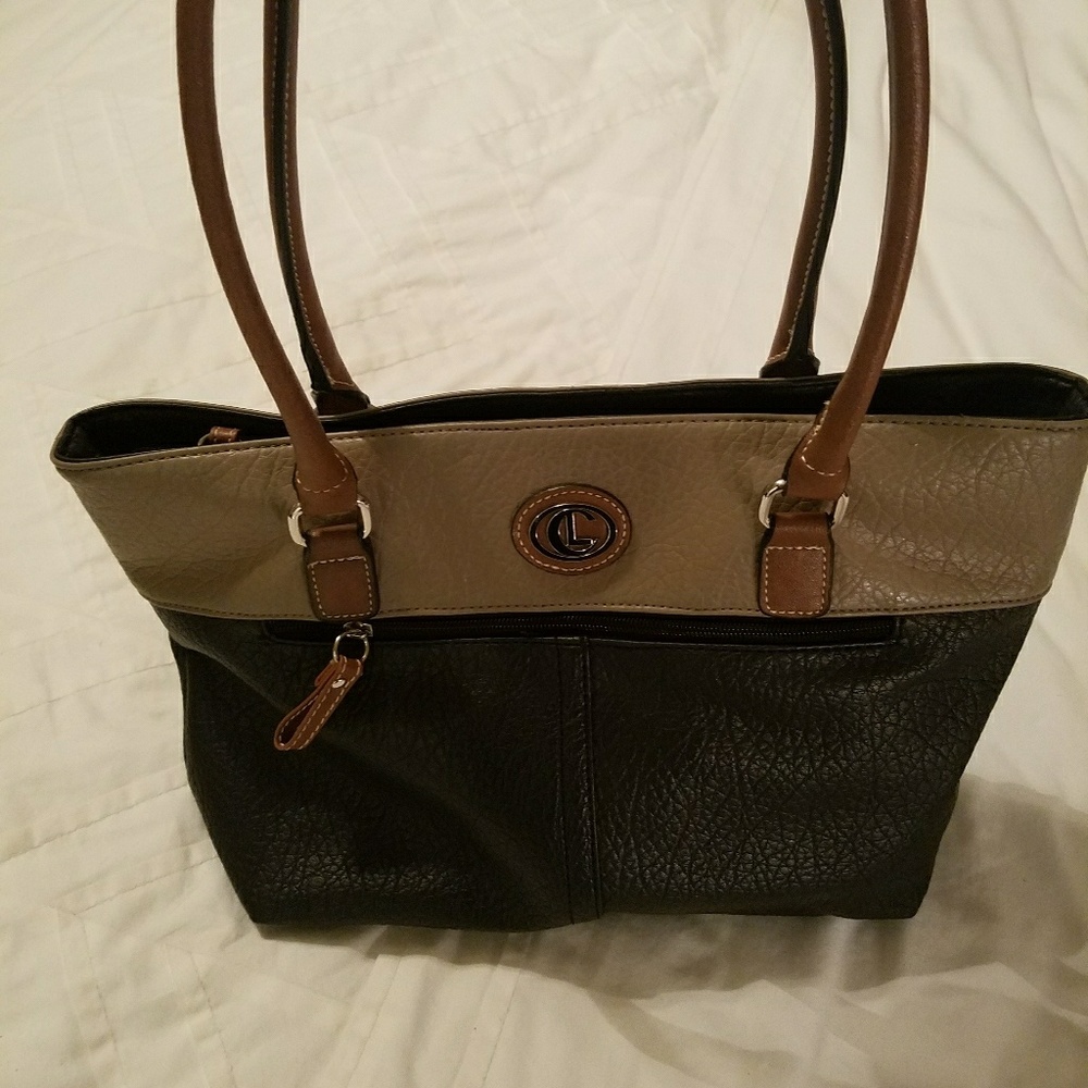 Black & Tan Handbag