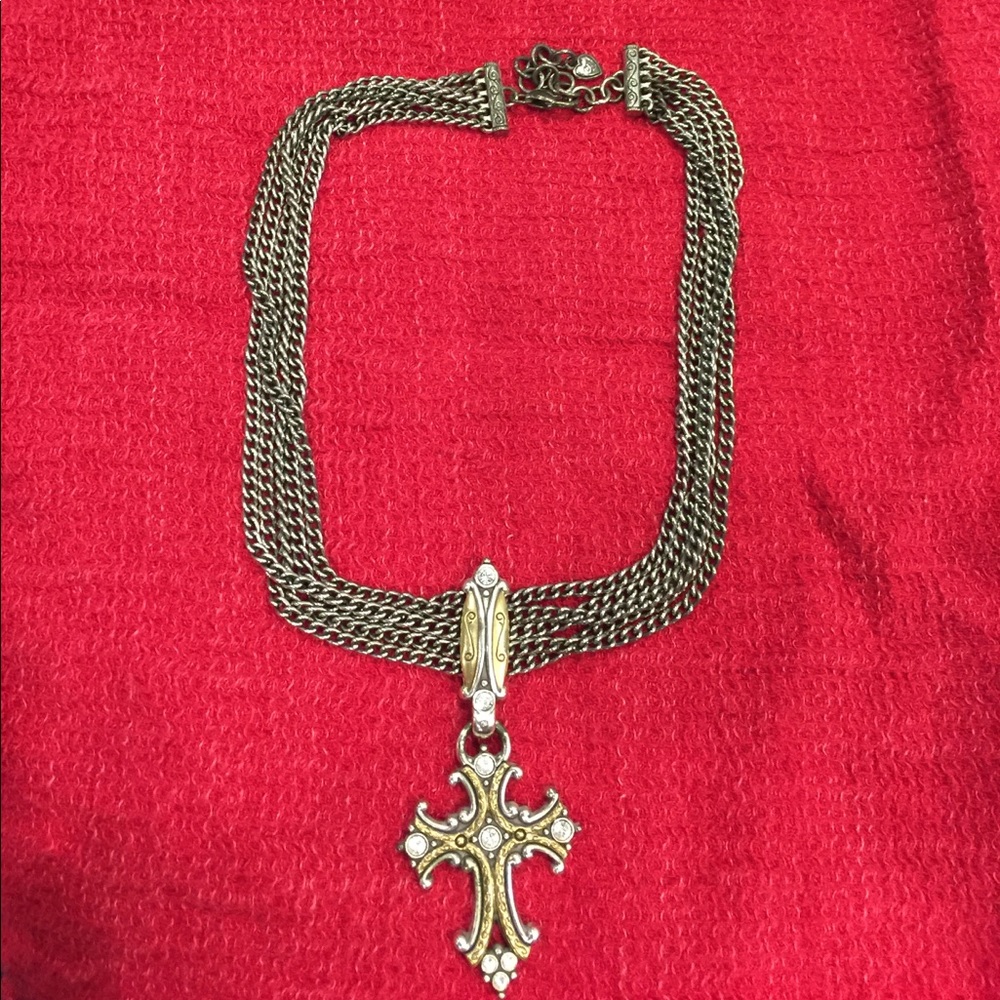 Brighton Gloria cross necklace
