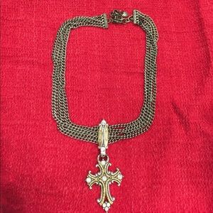 Brighton Gloria cross necklace
