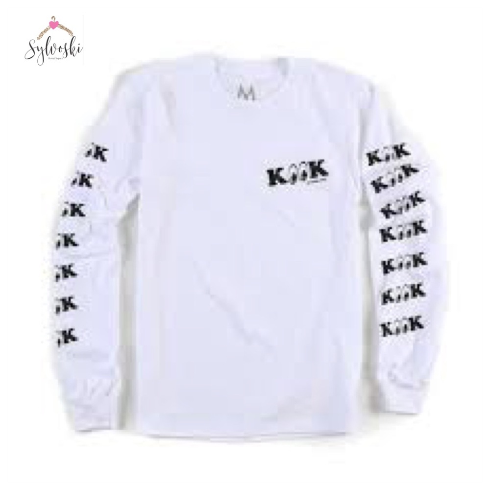 🆕Kook Eyes Long Sleeve Shirt (White)