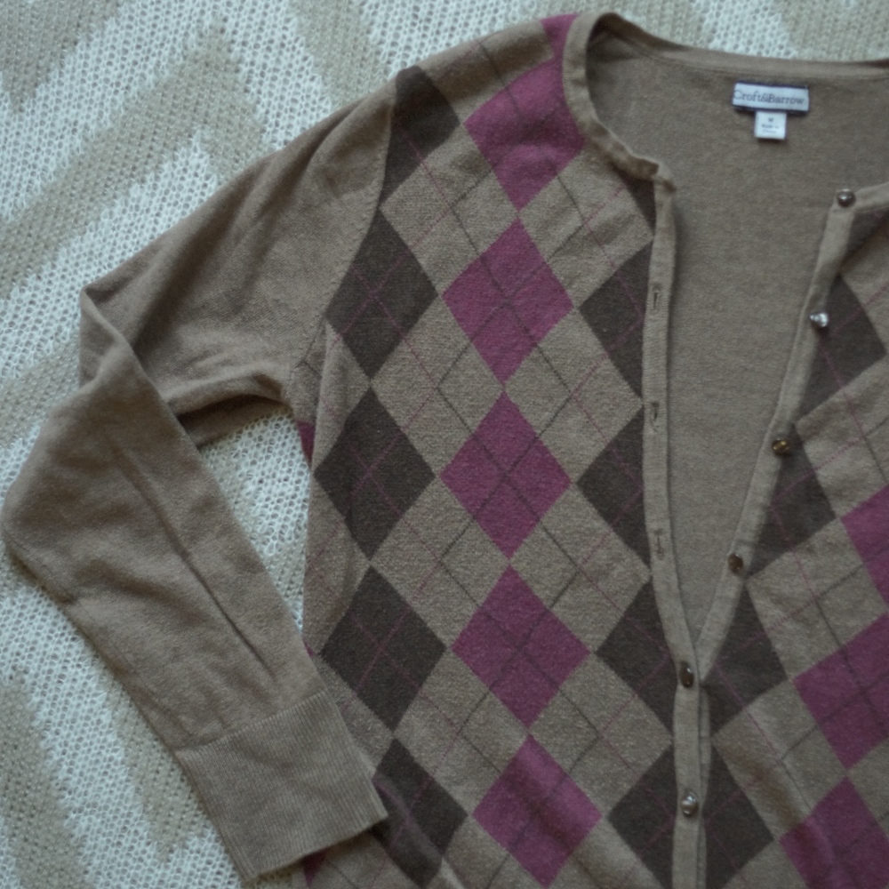 Argyle Cardigan
