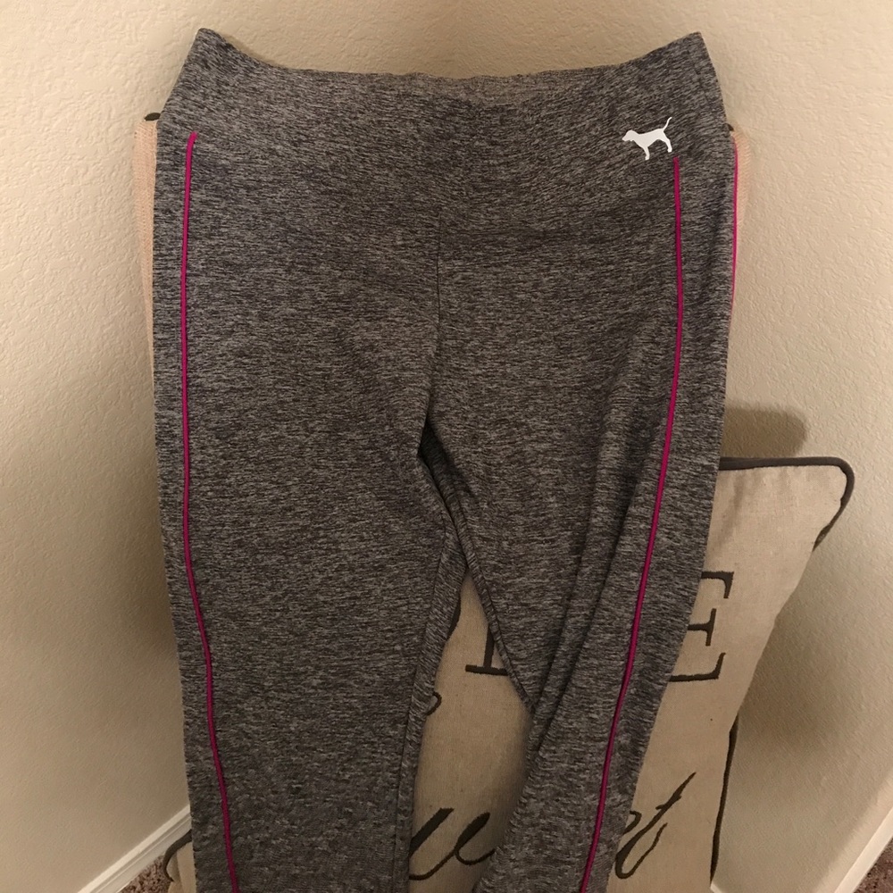 Victoria Secret Pink Grey Yoga Leggings