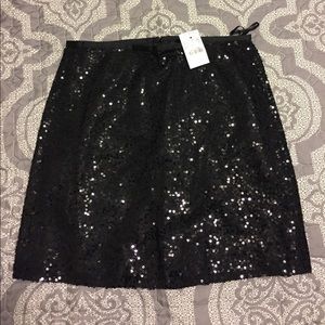 J. Crew sequin mini skirt