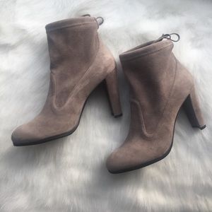 Stuart Weitzman Perfection Suede Booties