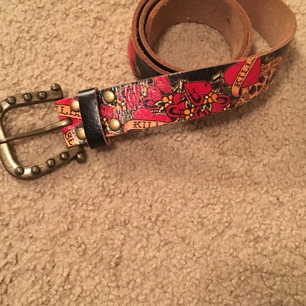 *PRICE DROP* Ed Hardy Leather Belt