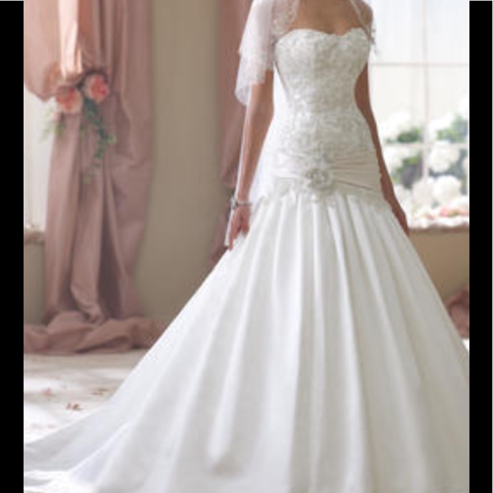 David Tutera "Ethel"  stunning Ivory Gown