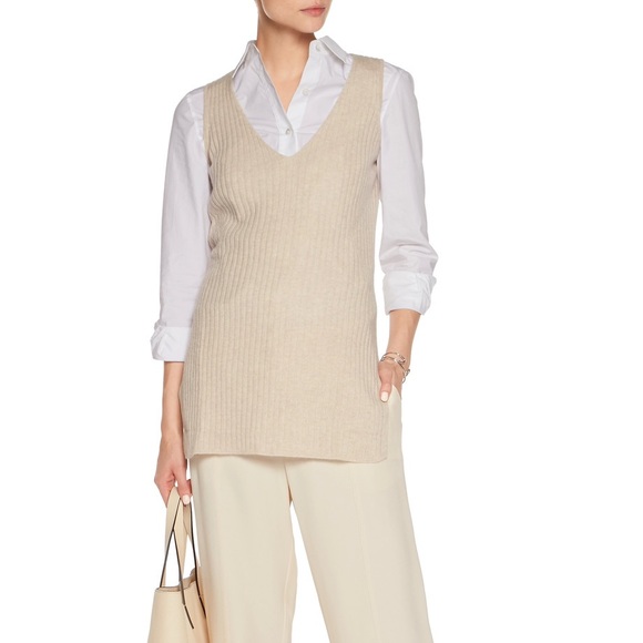 Autumn Cashmere cashmere vest sleeveless sweater