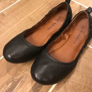Lucky brand ballet flats leather
