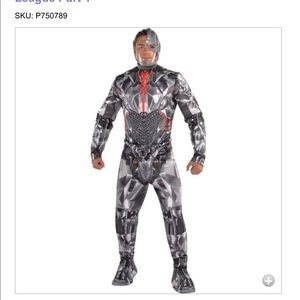 Adult Cyborg Muscle Costume - Justice League