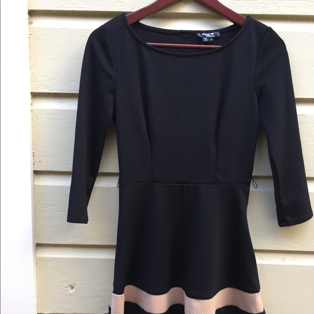 Black mini dress