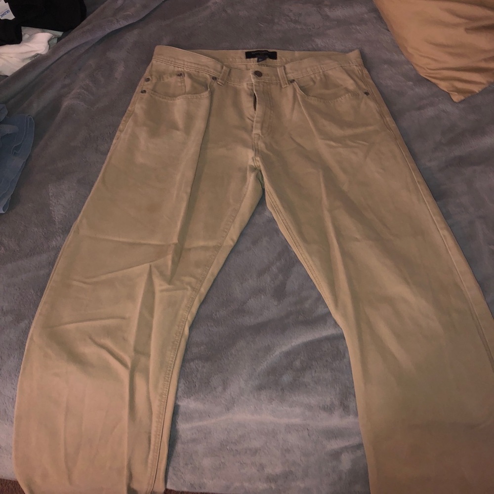 Banana Republic straight leg khakis