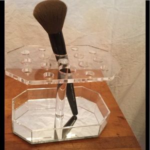 Acrylic make up brush holder