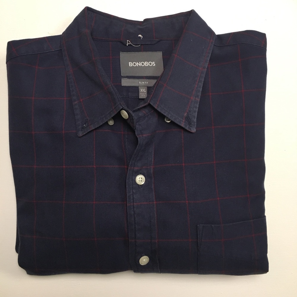 Men’s Bonobos XXL Button Down Long Sleeve Shirt
