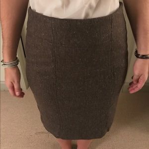 Brown banana republic skirt