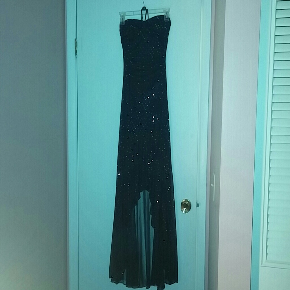 Black dress with sequins