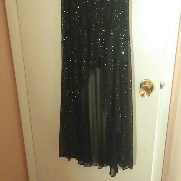 Black dress with sequins - Picture 3 of 4