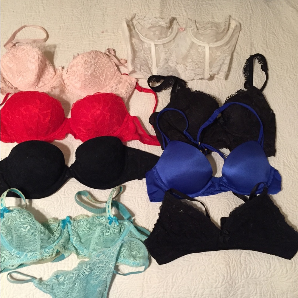 32B bra bundle! Demi, push up, bustier, bralette
