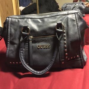 Navy blue guess purse