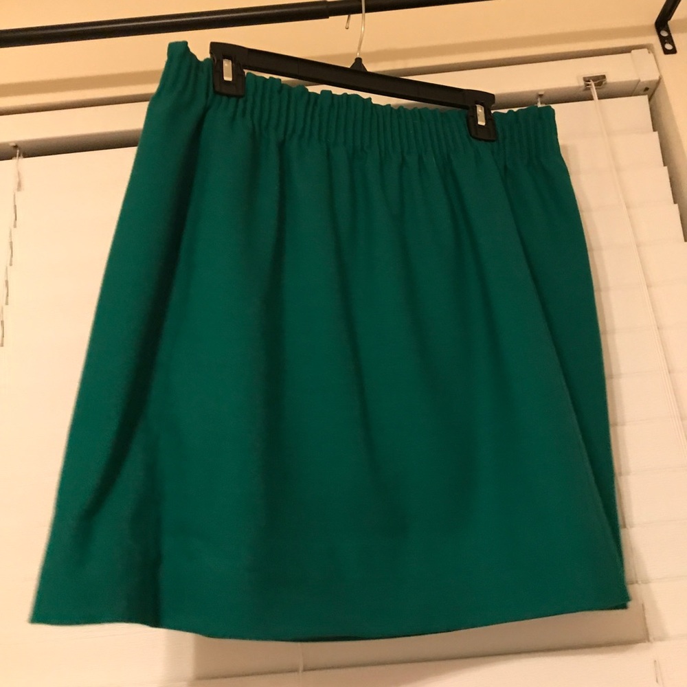 Green skirt