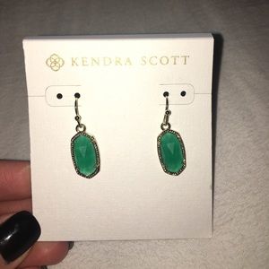 Green Kendra Scott Earrings