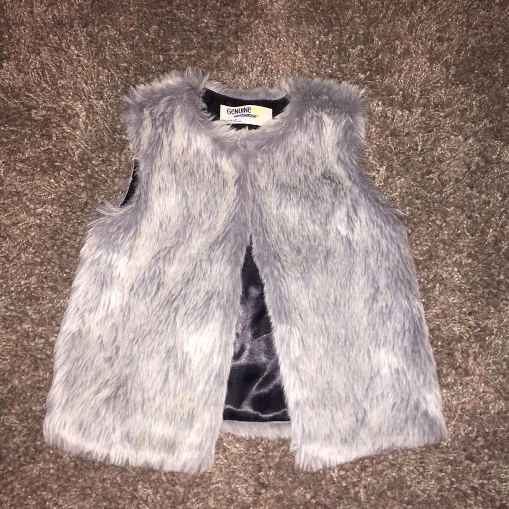 Kids Faux Fur Vest