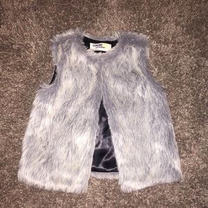 Kids Faux Fur Vest