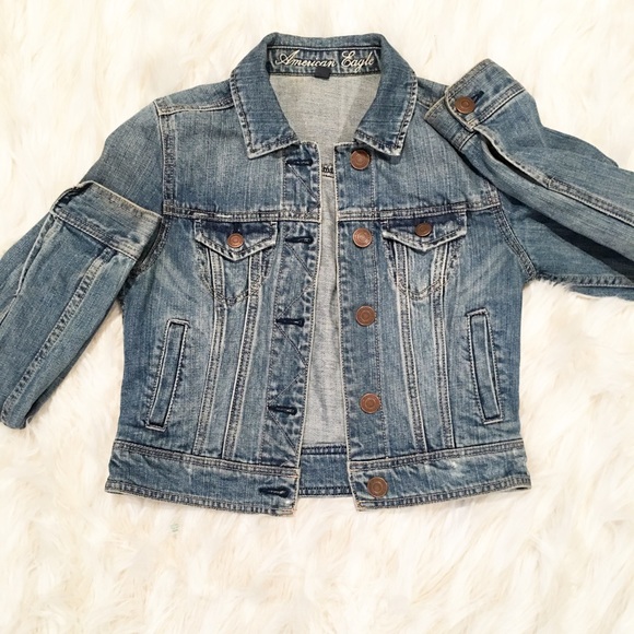Jackets & Blazers - Final❗️🎉American eagle blue denim jean jacket