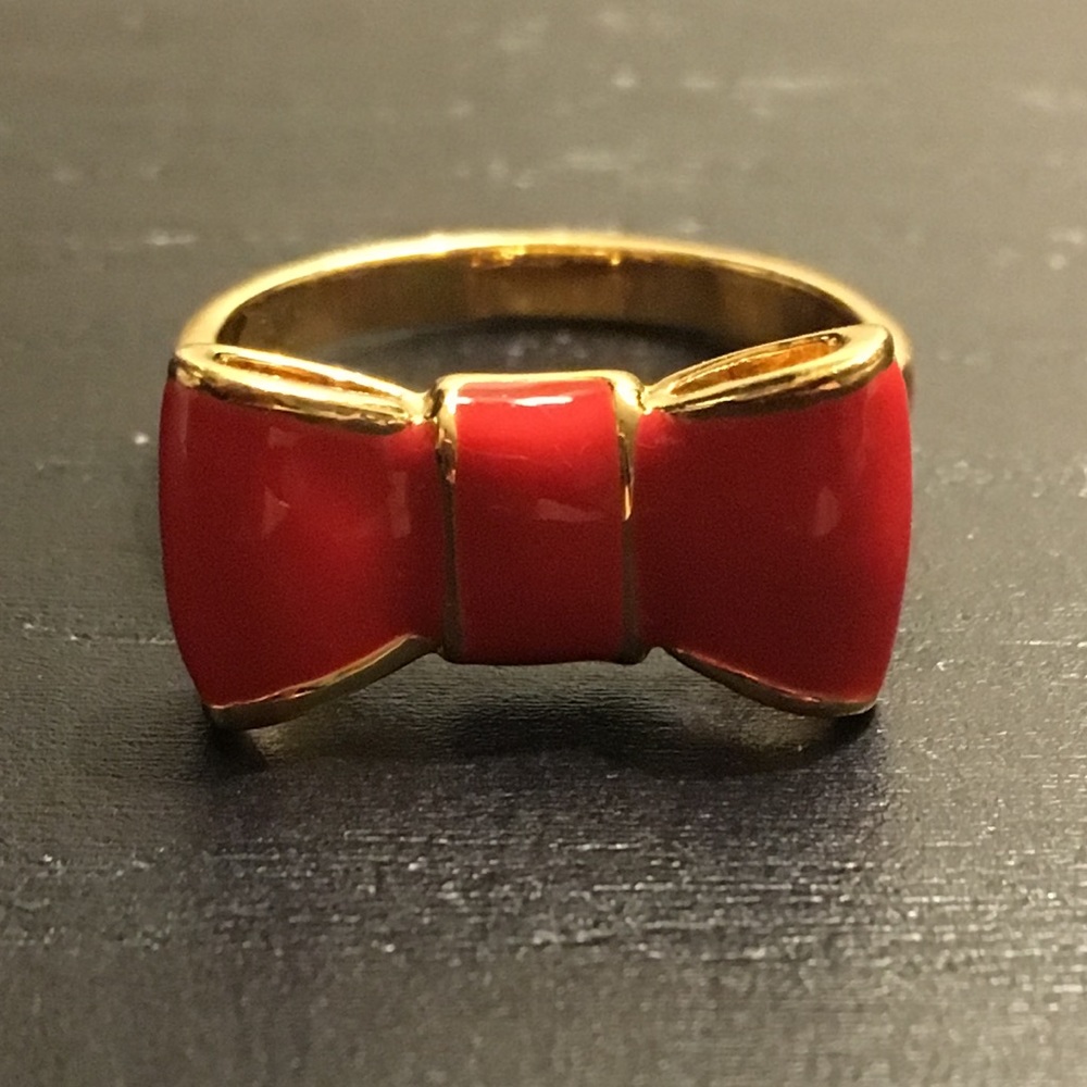 Kate Spade Red Bow Ring