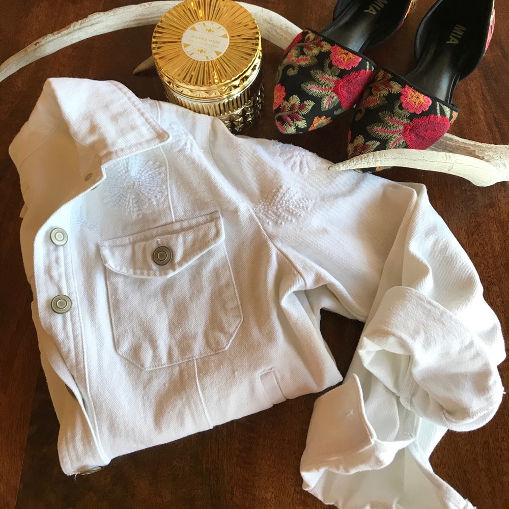 White Denim jacket