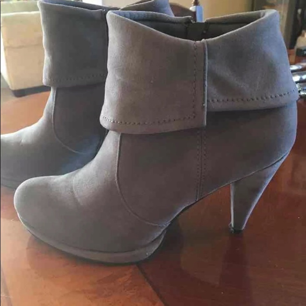 Gray Booties