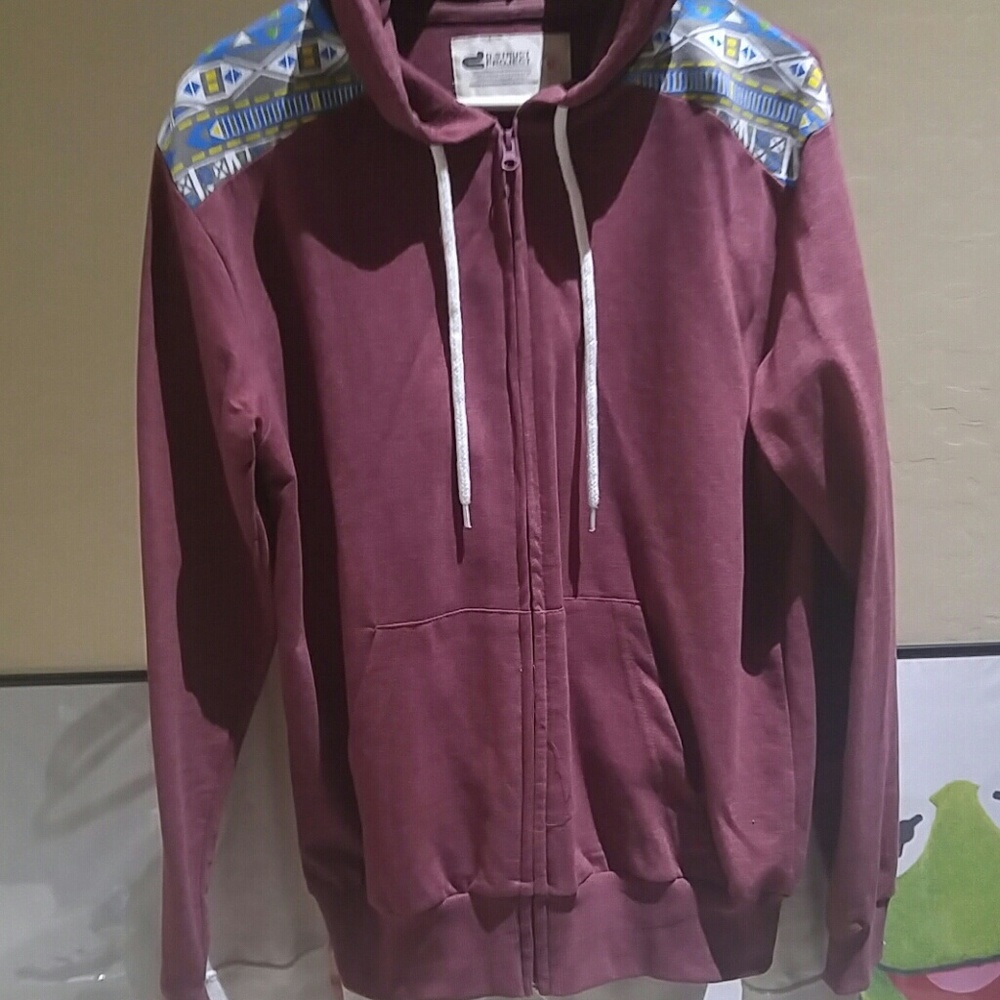 Burgundy ZipUp hoodie