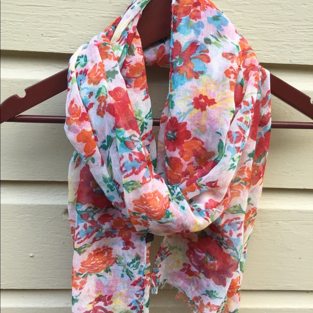 Floral scarf