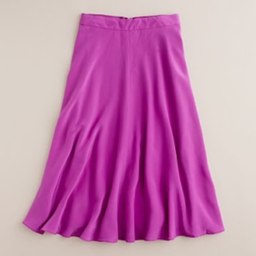 J.Crew Liquid Silk Skirt
