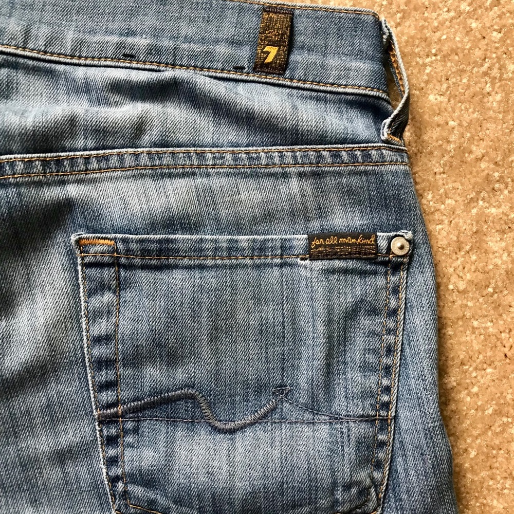 7 For All Mankind Skinny Jeans 28 Light Wash Slim