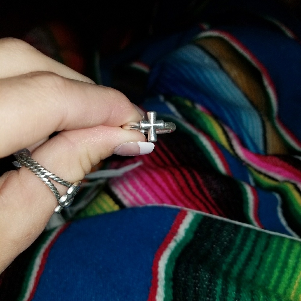 James Avery cross ring